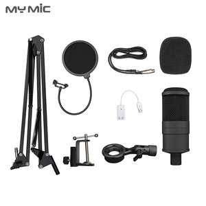 Thiết kế mới Condenser Microphone Studio ghi âm mic chuyên nghiệp cho âm thanh Pick up với microphone đứng - Product Image 1