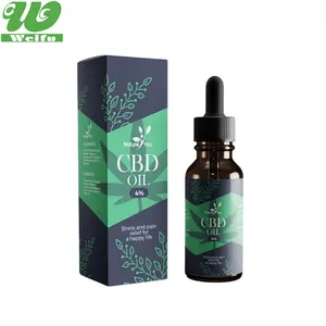 Individuell bedruckte Medizin-Verpackungsbox CBD Medizin Gesundheitspflegeprodukte Verpackungsbox Augentropfen-Verpackungsbox