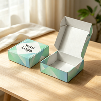 Cajas de Envío Ecológicas de Cartón Kraft al por Mayor, Caja Corrugada Verde con Logotipo Personalizado para Snacks