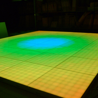 Barre chaude LED danse 1 m * 1 m disco plancher de danse LED carreaux de sol