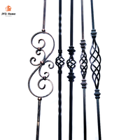 Canada Satin noir 1/2 "creux fer panier Knuckle balustres tige fer broches pour escalier intérieur