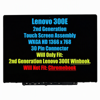 Écran d'ordinateur portable 11,6 pouces 300e 2e génération 81M9 pour Lenovo WinBook 5D10T45069 EDP30pin 60HZ LED LCD avec écran tactile
