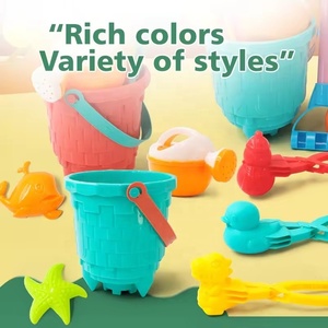 KSF Set di Giocattoli da Spiaggia in Plastica per Bambini, Grande Set Estivo con Paletta e Secchiello, Attrezzi per Costruire Castelli di Sabbia per Ragazzi e Ragazze, Giochi da Mare - Product Image 4