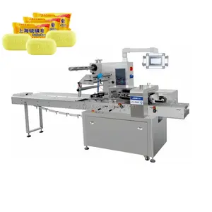 CE Approval Horizontal Automatic Hotel Laundry Bar Toilet Soap Pillow Wrapping Packaging Machine