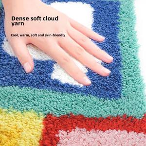 Dessin animé moderne pour enfants fabriqué à la machine tapis en polyester à poils hauts antidérapant salon adolescent marelle jeu chambre chevet - Product Image 3