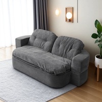 Canapé sectionnel en tissu de style nordique minimaliste, moderne et simple, de style japonais, trois places pour petit appartement, deux places