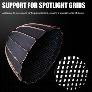 Kit de Iluminación Parabólica Profunda de 90 cm para Fotografía y Videografía ZSYB - Product Image 2