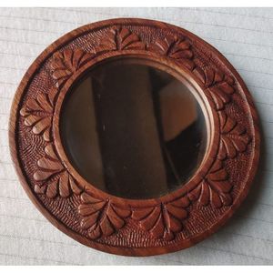 Espejo Redondo Decorativo que Ofrece un Elegante Adorno de Pared para Sala de Estar, Dormitorio, Pasillo y Oficina, Mejora Decorativa de Interiores - Product Image 5