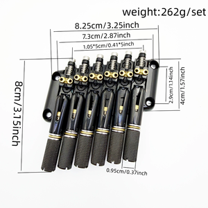 <span class=keywords><strong>Ponte</strong></span> per Chitarra Elettrica Headless a 6 Corde in Lega di Zinco e Ottone Nero con Fondo Inclinato, Vendita all'Ingrosso dalla Fabbrica - Product Image 2