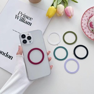 Magsafe Silicone Magnetic <b>Ring</b> For Mobile Phone Wireless Charging Accessory <b>Circle</b> Sticker - Product Image 1