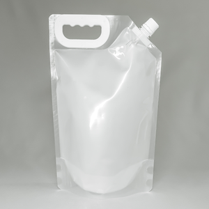 Op maat gemaakte transparante staande spuitzak van biologisch afbreekbaar plastic voor dranken, voor milieuvriendelijke opslag - Product Image 3