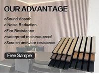 Panneaux acoustiques en bois pour revêtement mural, isolation phonique, absorption acoustique, design décoratif, modèle 3D.