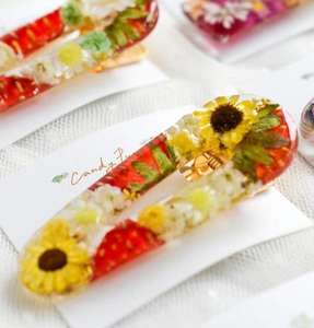 Pince à <span class=keywords><strong>cheveux</strong></span> fleur sèche fraise pour femmes filles vraie fleur épingle à <span class=keywords><strong>cheveux</strong></span> coiffure en relief épingle à <span class=keywords><strong>cheveux</strong></span> - Product Image 6