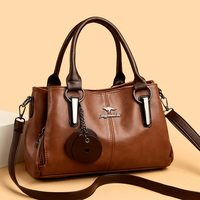 Tas Tangan Wanita Kulit PU Desain Mewah Berkualitas Tinggi Grosir, Tas Selempang Gaya Sederhana, Dompet & Tas Tangan untuk Wanita