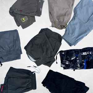 Pantaloncini Estivi Usati in Cotone da <span class=keywords><strong>Uomo</strong></span> Abbigliamento di Seconda Mano di Marca Importati Pantaloni Corti Cargo Usati Balle di Vestiti Usati - Product Image 5