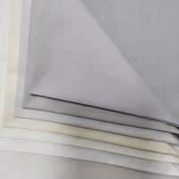 Tissu pour robe saoudienne 100 % polyester / Tissu pour thobe 100 % polyester filé / Tissu blanc pour vêtements musulmans