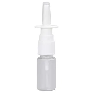 10毫升PET塑料空透明等分直接喷雾鼻腔清洁瓶，用于盐水洗涤