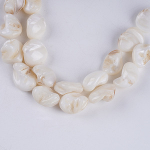 Perlas Sueltas de Concha de 17 cm, Semi-Acabadas, para DIY, Joyería Transfronteriza, Estilo Vacacional, para Pulseras y Collares, para Europa, Gran Venta - Product Image 1