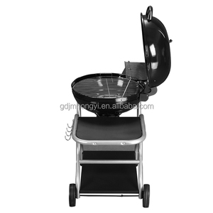 Parrilla de Carbón para Jardín y Patio de <span class=keywords><strong>22</strong></span> Pulgadas, Resistente, Multifuncional, Estilo Caldera, con Ruedas - Product Image 4