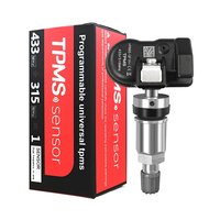 Système de surveillance de la pression des pneus de voiture TPMS programmable universel, capteurs intégrés double fréquence 433 MHz 315 MHz, écran LCD