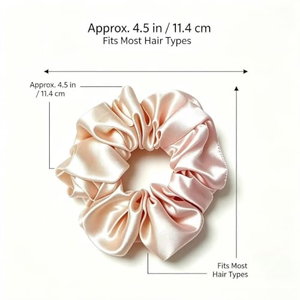 Venta al por mayor de fábrica: Scrunchies de satén grandes para floristas, con estampado floral, para mujer y niña - Product Image 2