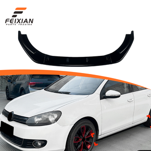 Alerón Lateral Delantero de Alta Calidad para <span class=keywords><strong>Volkswagen</strong></span> Golf 6 MK6 2008-2012, Estilo de Techo de Una Sola Pieza, Material ABS, Acabado Pulido - Product Image 1