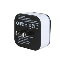 Adaptateur de voyage électrique international personnalisé avec logo, 220v 110v, double USB QC3.0/PD, chargeur rapide, prise murale universelle 2000W US EU