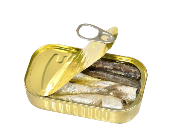 Прямоугольная пустая 1/4 алюминиевая коробка для клубных банок для морепродуктов, креветок, сардин, рыбы, краба, макрель