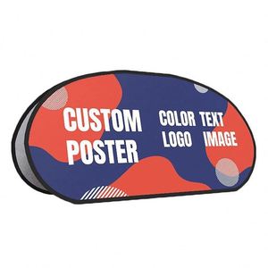 High Quality Outdoor Foldable Popup Display Double Sided Printed Custom Horizontal Pop up a Frame <b>Banner</b> - Product Image 1
