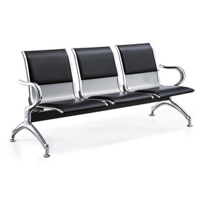 Sillas de espera Wolverhampton de acero laminado en frío de 1.1 mm con pasamanos para hospitales y áreas de espera de aeropuertos - Product Image 2