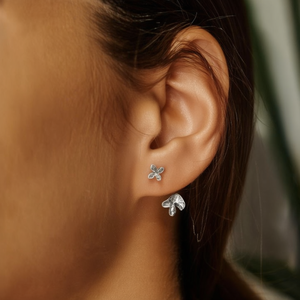 ต่างหูแบบติดหู สแตนเลส 316L ชุบทอง PVD เครื่องประดับแฟชั่นสำหรับผู้หญิง - Product Image 3