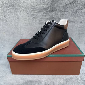 2026 Top Quality Luxury Designer <b>Sneakers</b> Style Men's and Women's Retro Casual Flat Lace-up <b>Leather</b> Winter Spring Casual Shoes - Product Image 5