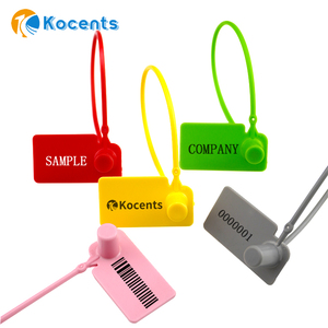 PTS-012 cao an ninh Con dấu nhựa thẻ biểu tượng tùy chỉnh kích thước quần áo thẻ với logo laser giày may an ninh Zip Tie tag - Product Image 5