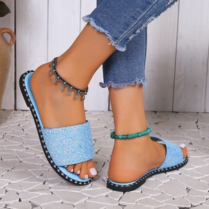 Sandalias Planas con Pedrería, Estilo Verano 2026, Zapatos Elegantes para Mujer - Product Image 3