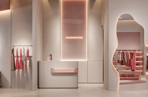 Espositore per <span class=keywords><strong>Boutique</strong></span> Femminile in Stile Artistico di Lusso Personalizzato con Illuminazione LED - Product Image 3