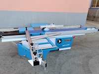 Scie à panneaux de précision pour le travail du bois, scie à table coulissante manuelle pour la découpe de MDF, contreplaqué, panneaux de particules, production de meubles