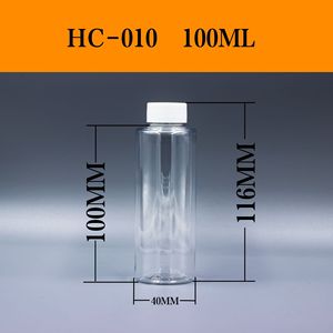 Botella de muestra de plástico transparente de 40 ml con tapa de rosca, frasco de PET para envasado de productos químicos diarios - Product Image 5