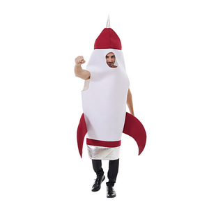 Earspooky Combinaison fusée pour homme adulte, Costume de cosplay, tenue de performance pour fête d'Halloween - Product Image 3