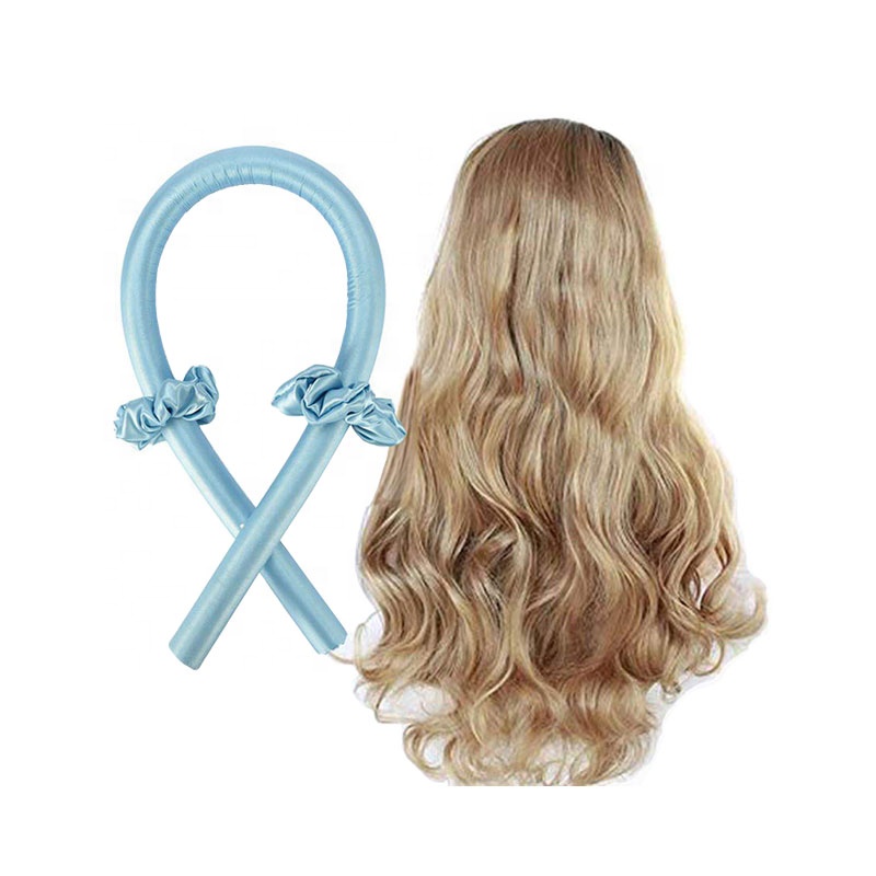 Бигуди для волос без тепла Amazon, лента из пенопласта, волосы из шелка