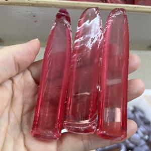 DS 보석 0.2 kg/Lot #19 핑크 Padparadscha DIY 보석에 대 한 절단되지 않은 합성 커런덤 거친 돌 - Product Image 3