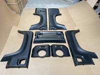 Kit carrosserie large pour Land Rover Defender 110/90 : pare-chocs avant et arrière, ailes, calandre avant, déflecteurs d'air et extensions d'ailes