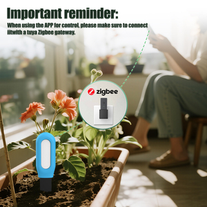 Smart Garden Bodenfeuchte messgerät ZigBee Boden tester Temperatur Luft feuchtigkeit monitor APP Fernbedienung - Product Image 6