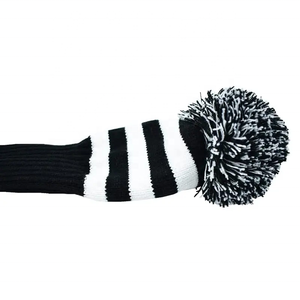 ชุดคลุมหัวไม้กอล์ฟคลับคอยาวมีป้ายตัวเลขสีดำขาว - Product Image 6