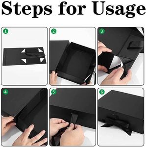 Personalized Luxury Creative Reusable <strong>Gift</strong> Box for <strong>Christmas</strong> Wedding Packaging Foldable Empty Magnetic Custom <strong>Orders</strong> Accepted - Product Image 3