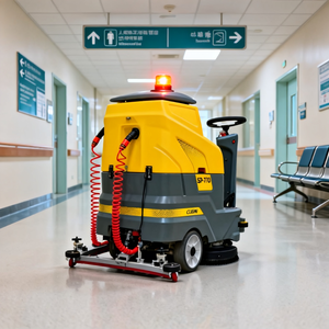 bibo SP770 Dual-<b>Brush</b> Ride-On Industrial <b>Floor</b> Scrubber with Motor 1 Year Warranty for Workshop Commercial Use Road Sweeper - Product Image 3