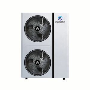 Chauffe-eau à <span class=keywords><strong>pompe</strong></span> à <span class=keywords><strong>chaleur</strong></span> à onduleur unique 20KW 30KW R32 R410A énergie de l'air chauffage intérieur eau chaude chauffe-eau triplex réservoirs - Product Image 2