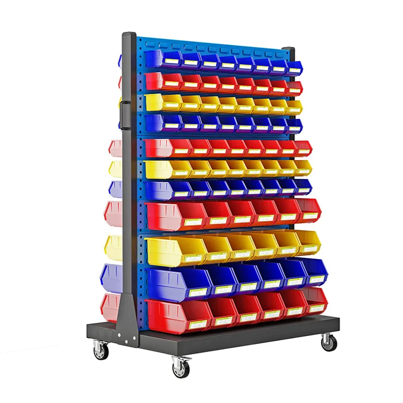 Stainless Steel Pegboard Factory Price Plastic Parts Bin Stackable Tool Storage Box