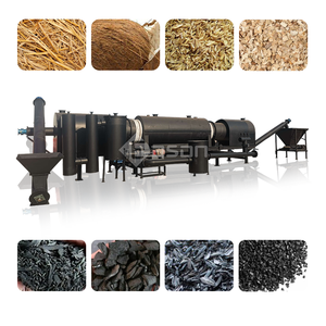 Charbon de bois de noix de coco de prix usine faisant la ligne de four de carbonisation de fibre de carbone de machine - Product Image 2