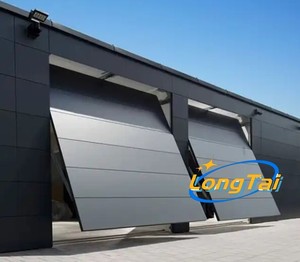 Dài Tai giá rẻ dân cư kim loại trên không trượt duy nhất cửa nhà để xe thép mạ kẽm phẳng Nắp đôi cửa nhà để xe cửa - Product Image 4