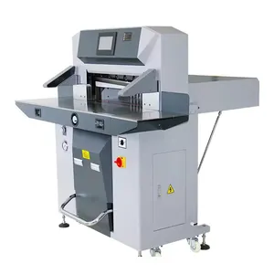High quality automatic hydraulic Program Control Hydraulic paper guillotine cutting machine with air table